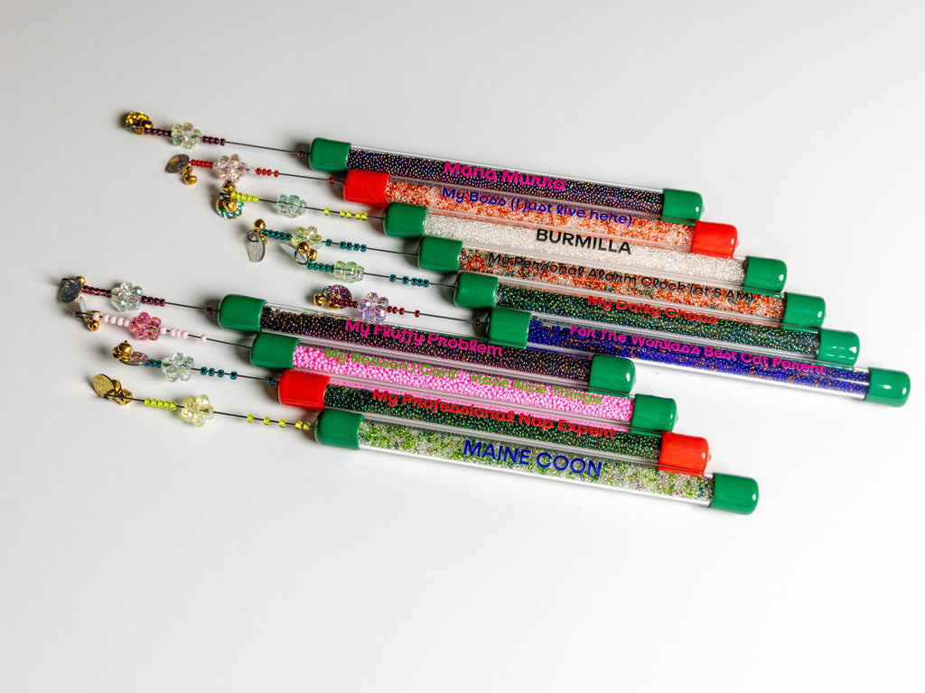 Personalized Cat Teaser Wand – Custom Text & Color – 30cm