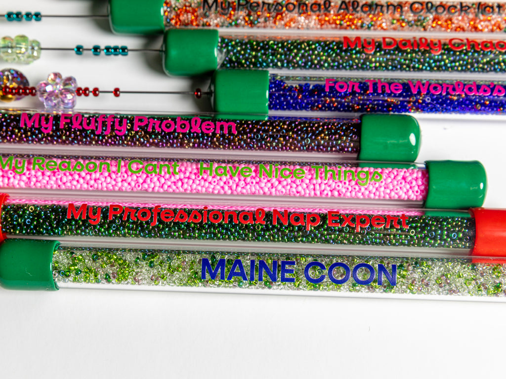Personalized Cat Teaser Wand – Custom Text & Color – 30cm