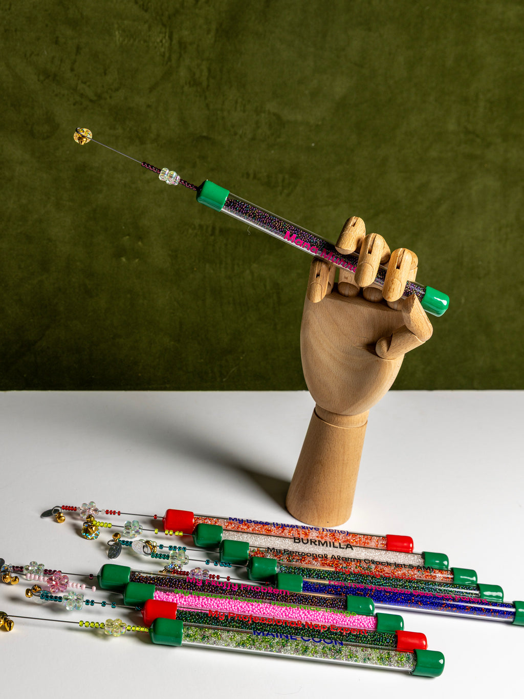 Personalized Cat Teaser Wand – Custom Text & Color – 30cm