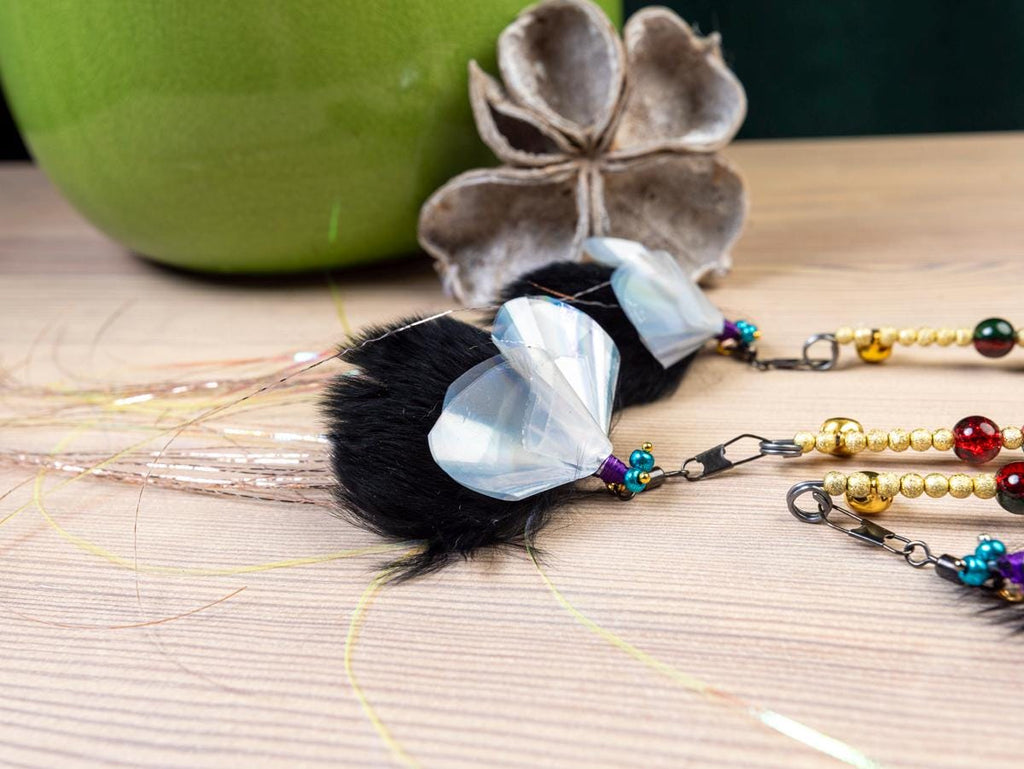 Black Moth – 35cm  Cat Teaser Wand