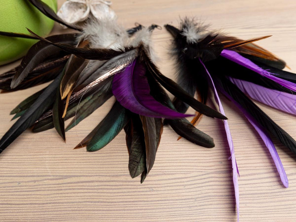 30+20cm Handmade White Feather Cat TOY – Cat Teaser, Pet Gift, Show