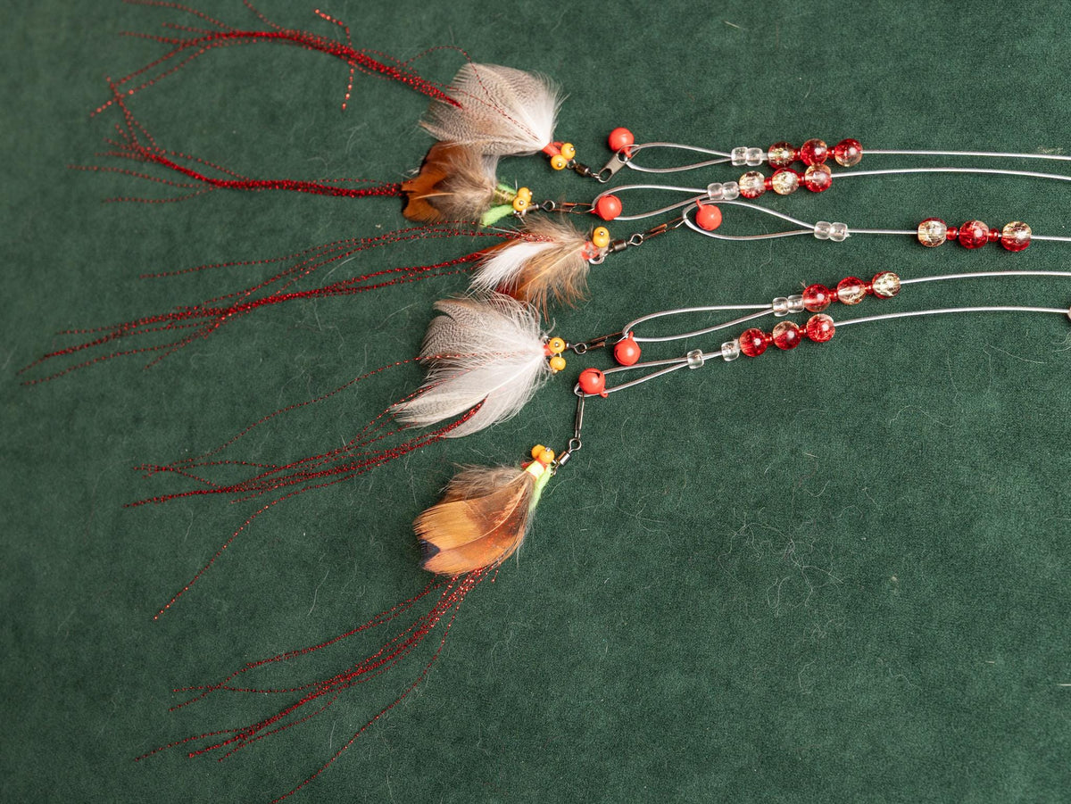 Flying Bug – Cat Teaser Wand with Rabbit Fur & Feathers