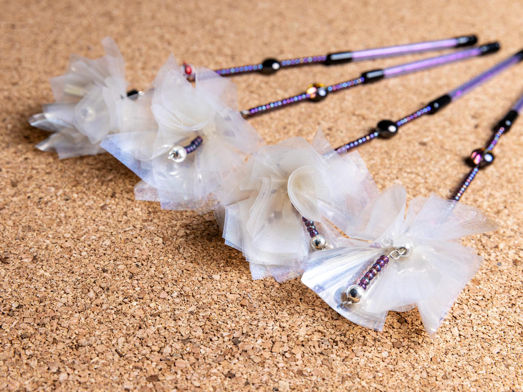 Shimmer Flower – 30 cm Cat Teaser Wand