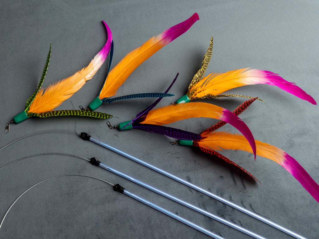 Spinner – 95 cm Feather Cat Teaser Wand