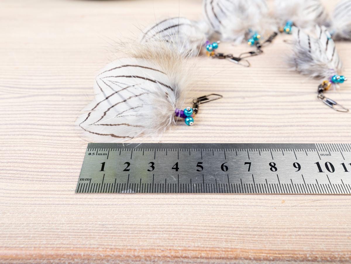 Moth – Rabbit Fur & Feather Cat Teaser Refill