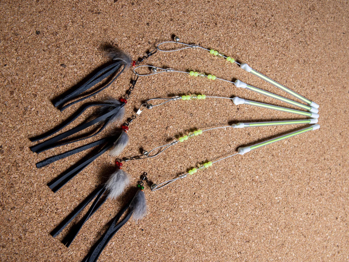Leather Octopus – Cat Teaser Wand