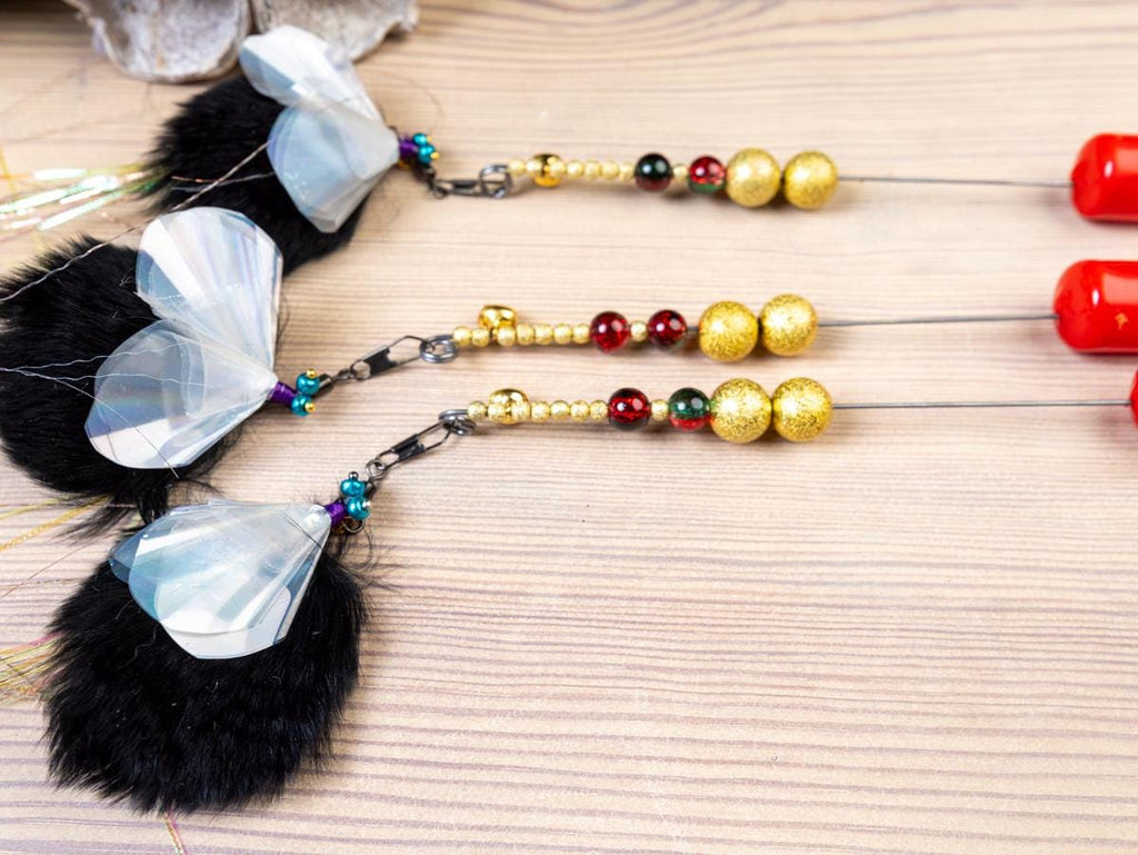 Black Moth – 35cm  Cat Teaser Wand