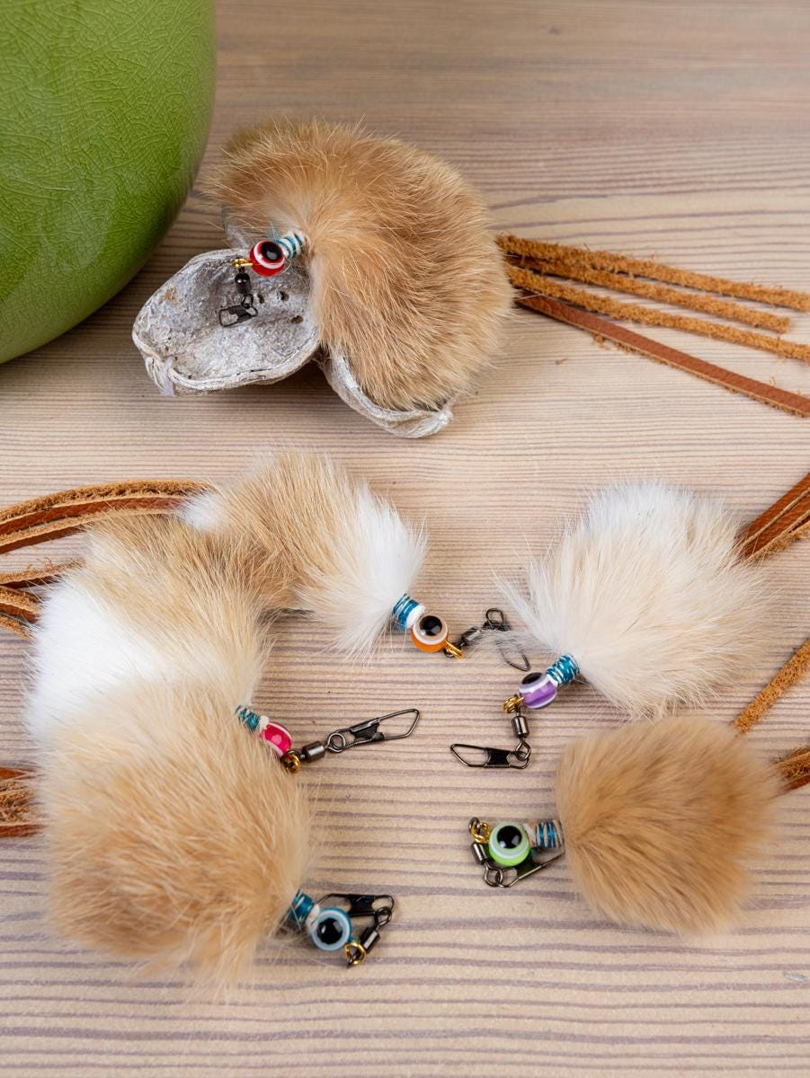 Long-Legged Bug – Rabbit Fur Cat Teaser Refill