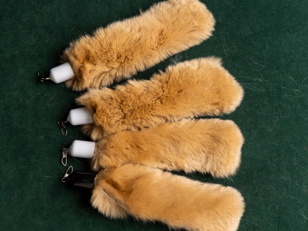 Fluffy Rabbit – 15 cm Rabbit Fur Cat Teaser Refill