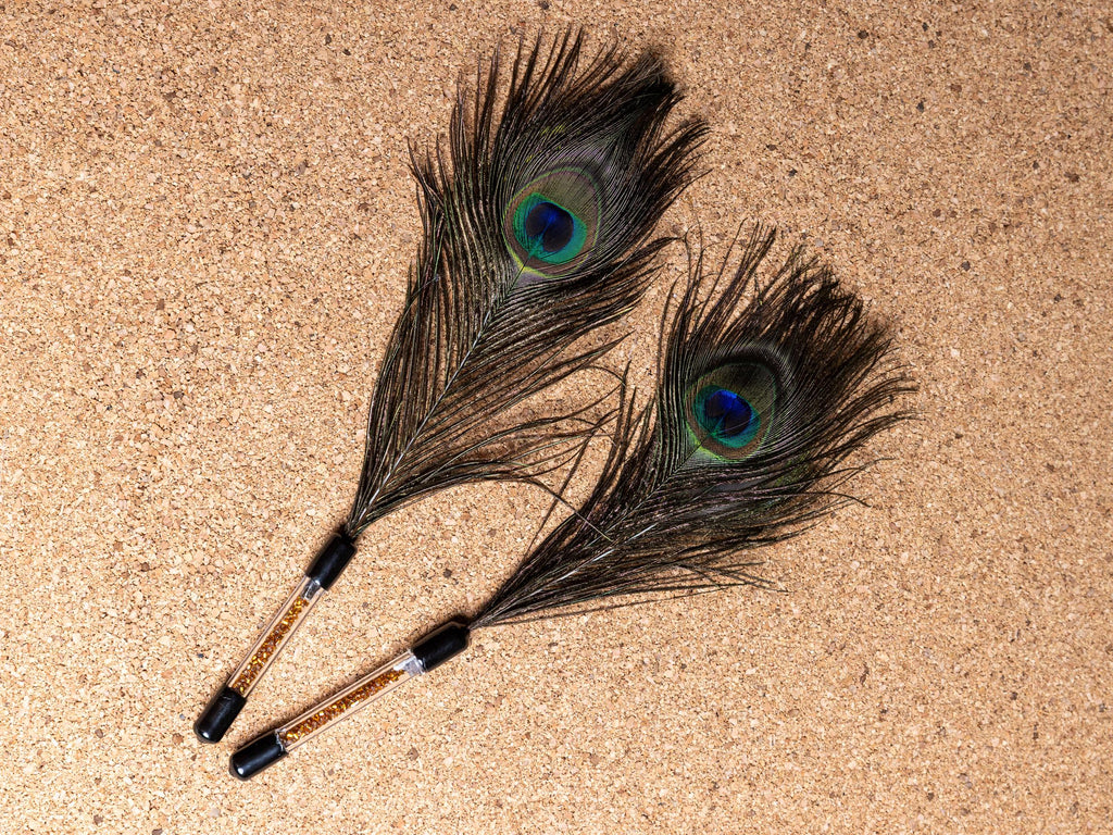 Peacock Feather – 32 cm Cat Teaser Wand