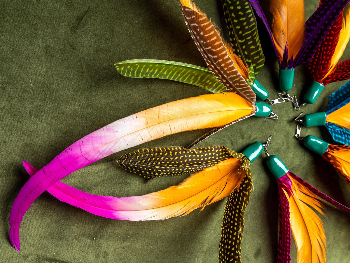 Spinner – 95 cm Feather Cat Teaser Wand