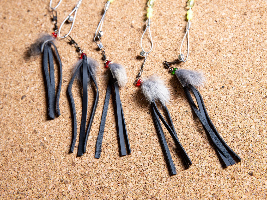 Leather Octopus – Cat Teaser Wand