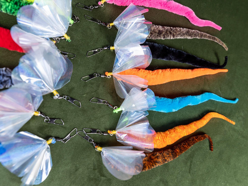 20cm Worm Cat Teaser Refill, Crinkle Wing Attachment, Interactive Hunting Toy, Sensory Cat Play, Replaceable Refill