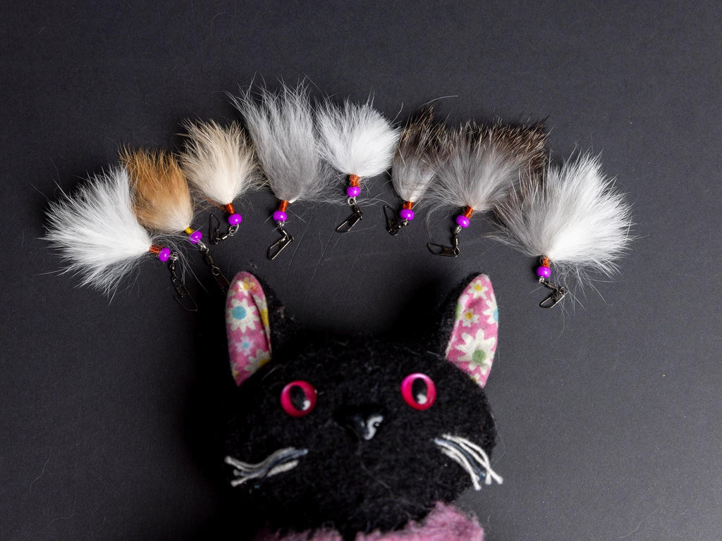 Fluffy Fly – Rabbit Fur Cat Teaser Refill