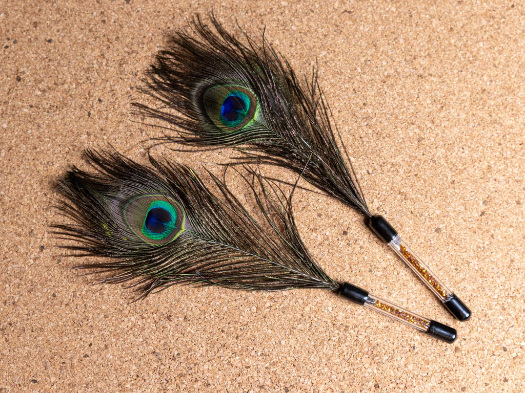 Peacock Feather – 32 cm Cat Teaser Wand