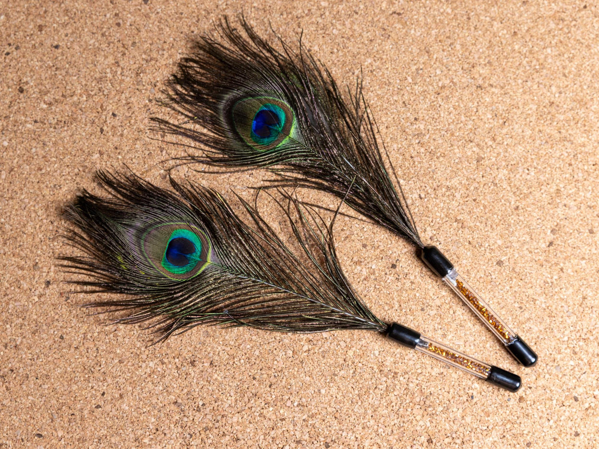 Peacock Feather – 32 cm Cat Teaser Wand