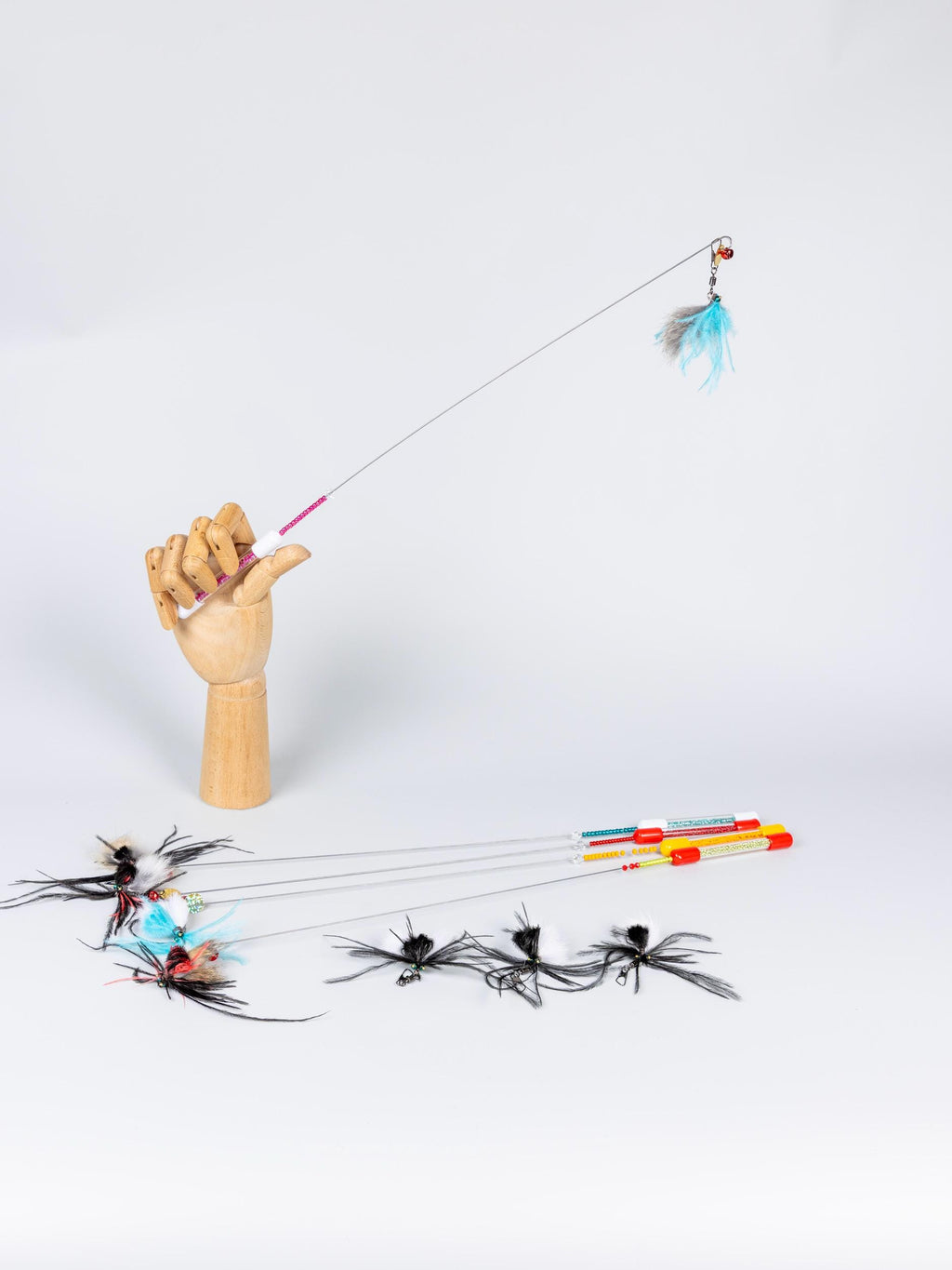 Spider – 47 cm Feather Cat Teaser Wand