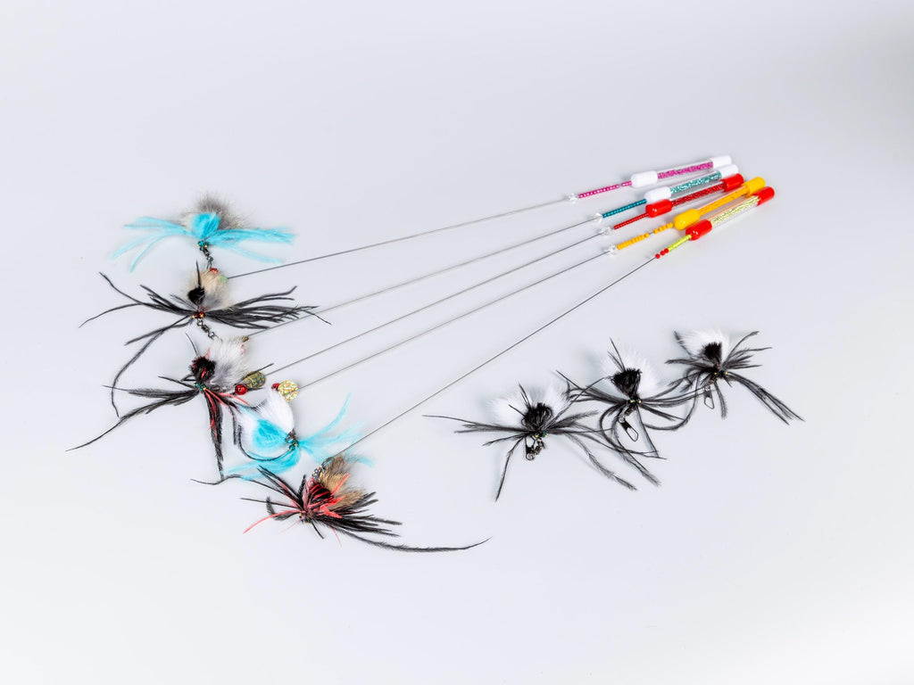 Spider – 47 cm Feather Cat Teaser Wand