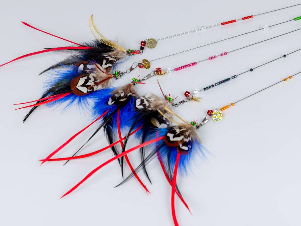 Dragonfly – 47 cm Feather Cat Teaser Wand