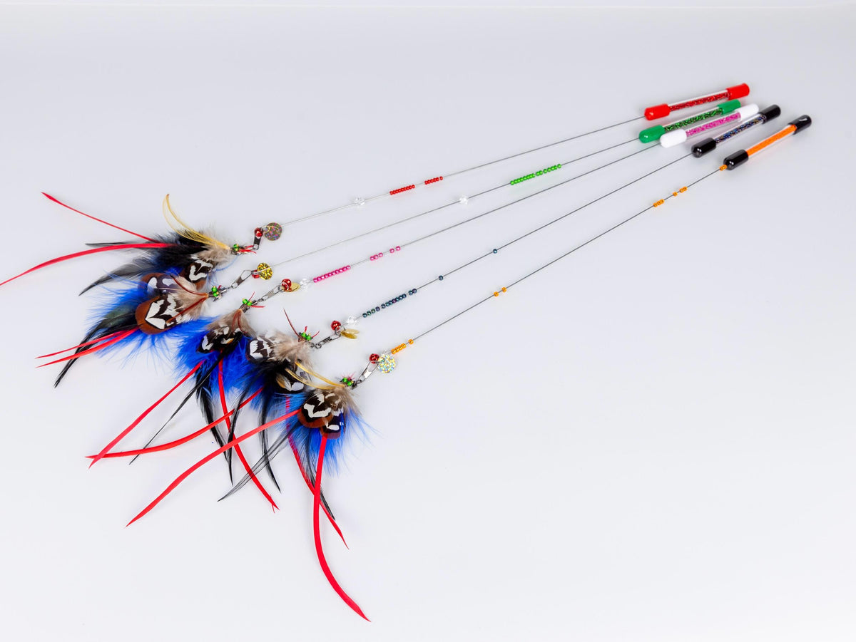 Dragonfly – 47 cm Feather Cat Teaser Wand